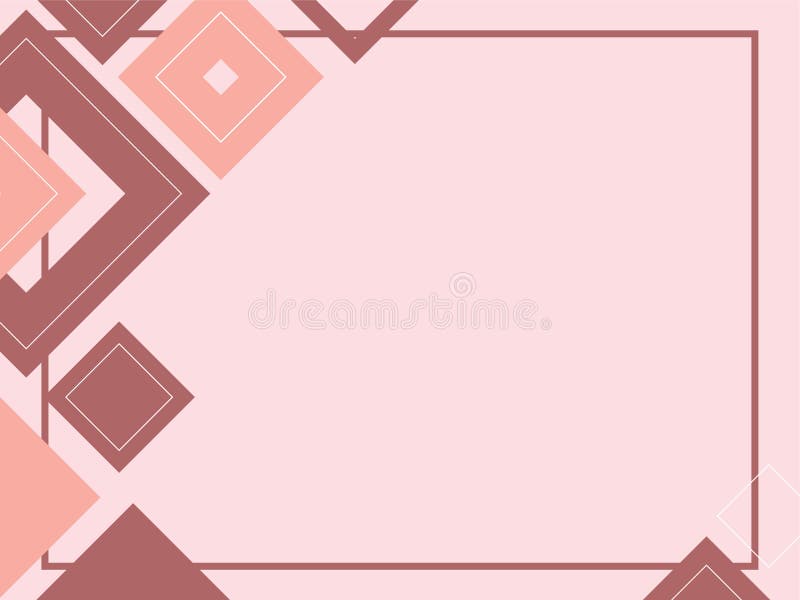 Abstract Geometric Pink Background Made from Squares, Shape Pattern