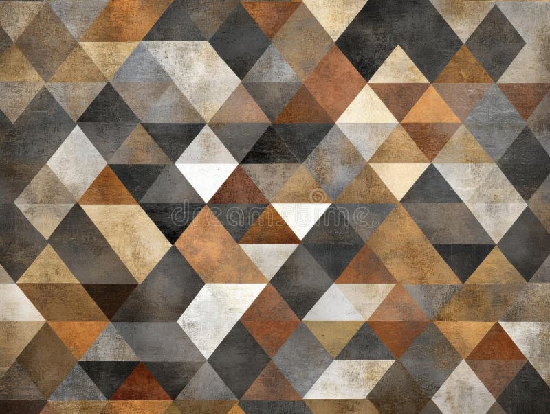 Triangoli bianchi e grigi della serie geometrica astratta royalty illustrazione gratis