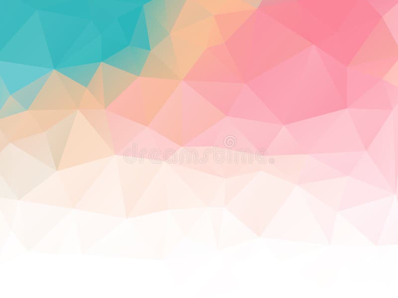 Triangular abstract background pastel colored royalty free illustration