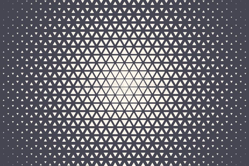 Triangular Halftone Texture Vector Geometric Technology Abstract Background stock illustration