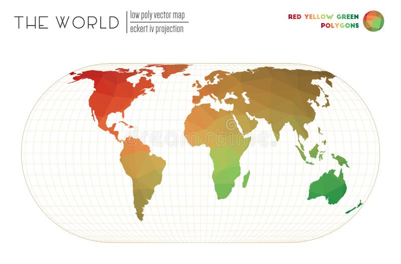 Triangular mesh of the world. vector illustration