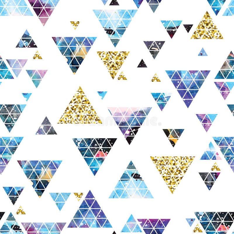 Triangular space design Royalty Free Vector Image