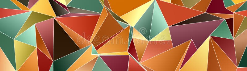 Triangulated texture. Design. Polygonal geometrical pattern. Triangular modern style stock illustration