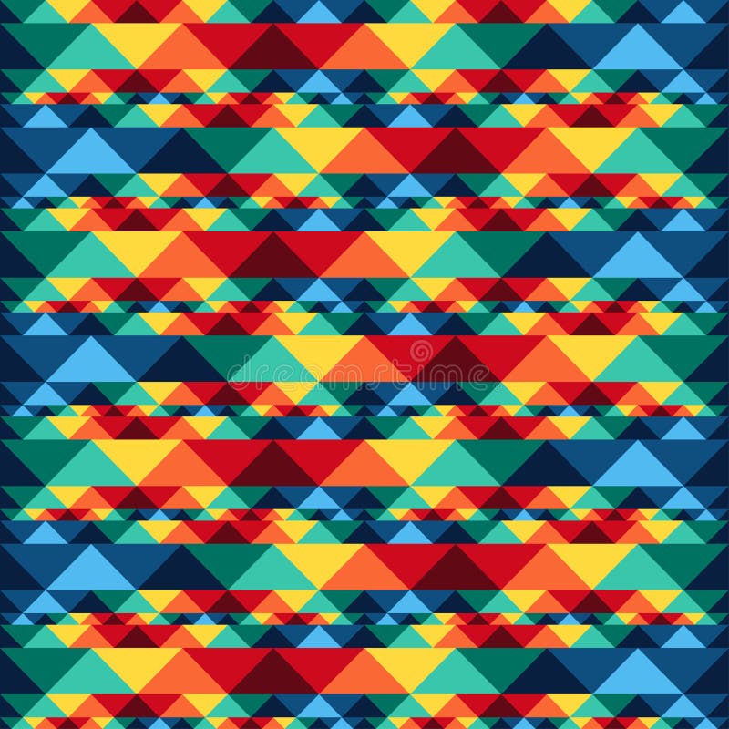 Tribal abstract seamless pattern aztec geometric
