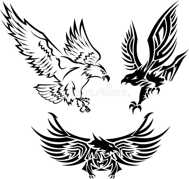 1529 Aztec Eagle Tribal Tattoo Images Stock Photos  Vectors   Shutterstock