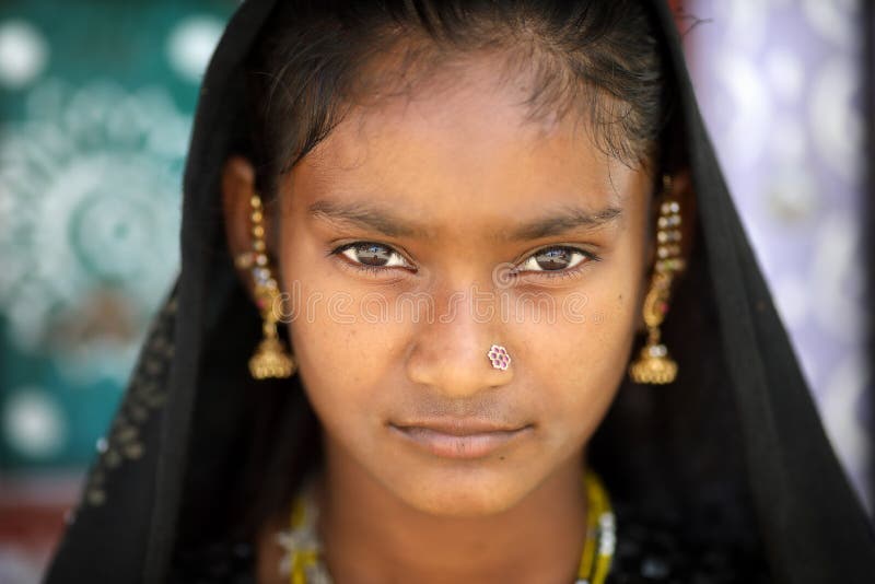 Tribal Girl in the District of Kutch, India Editorial Stock Image ...