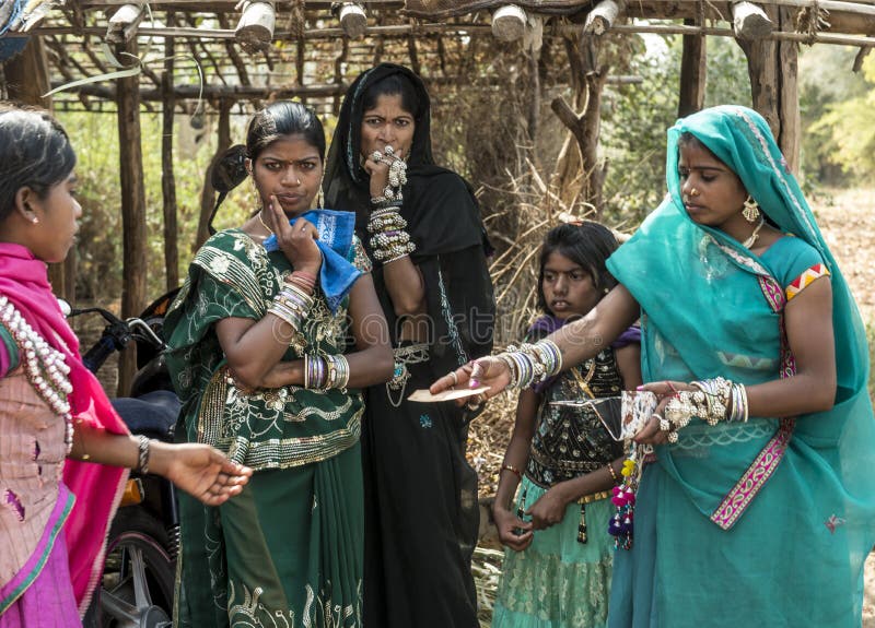 People At Bhagoriya Folk Tribal Festival Madhya Pradesh 
