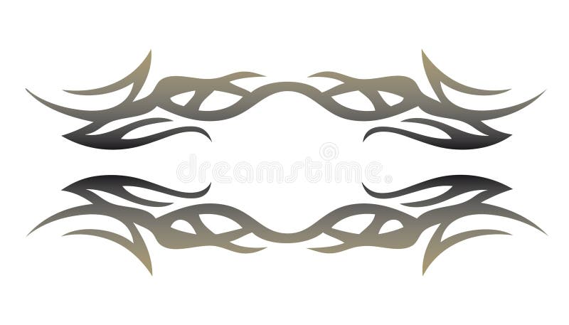 Tribal tattoo element for design