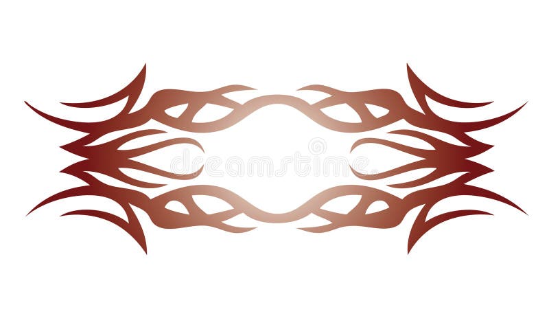 Tribal tattoo element for design