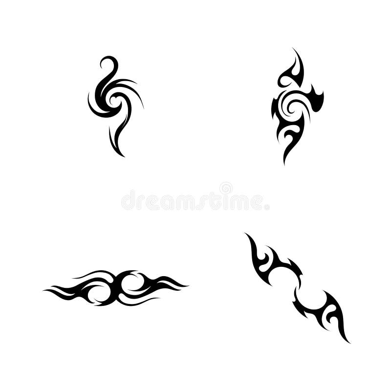Tribal Tattoos. Art Tribal Tattoo Stock Vector - Illustration of maori,  icon: 172308661