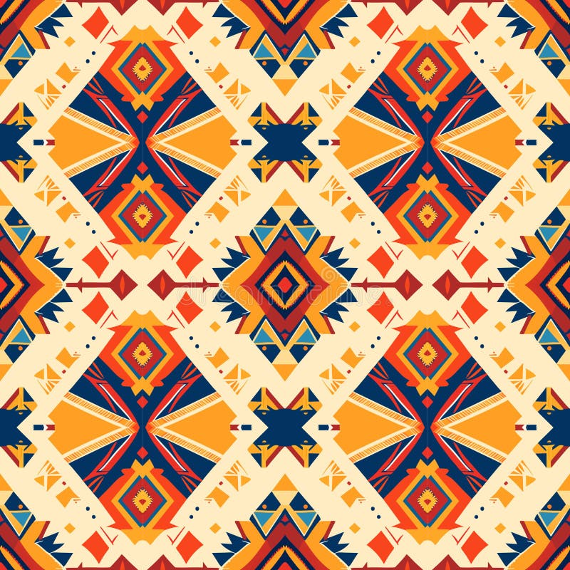 Ethnic Seamless Pattern. Kente Cloth. Tribal Print Stock Vector ...