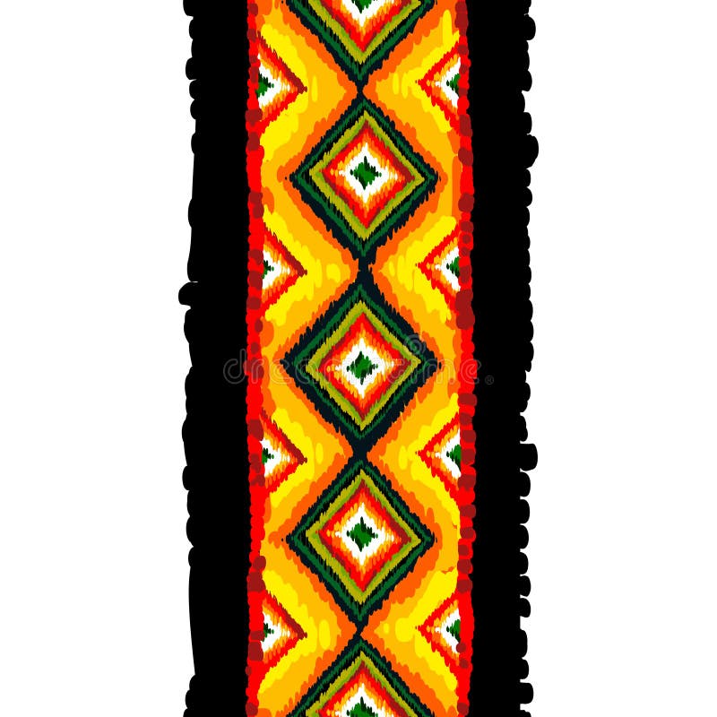 Tribal vector seamless pattern. Hand drawn abstract background. royalty free illustration Tribal vector seamless pattern. Hand drawn abstract background. royalty free illustration