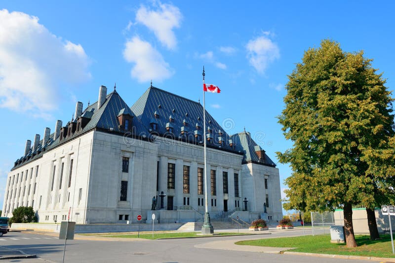 Edificio Del Tribunal De Canadá Supremo, En Ottawa, Ontario También Conocido Como SCOC, Es El