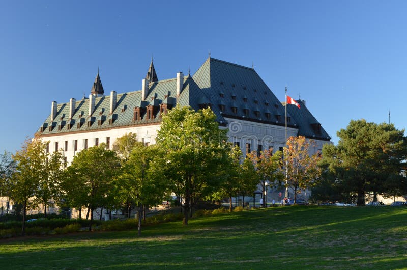 Edificio Del Tribunal De Canadá Supremo, En Ottawa, Ontario También Conocido Como SCOC, Es El