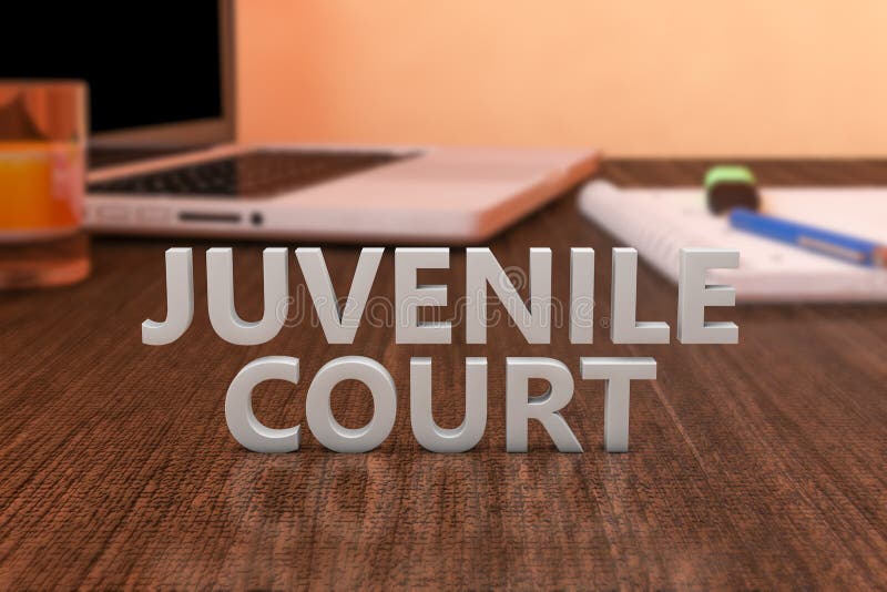 Tribunale minorile illustrazione di stock