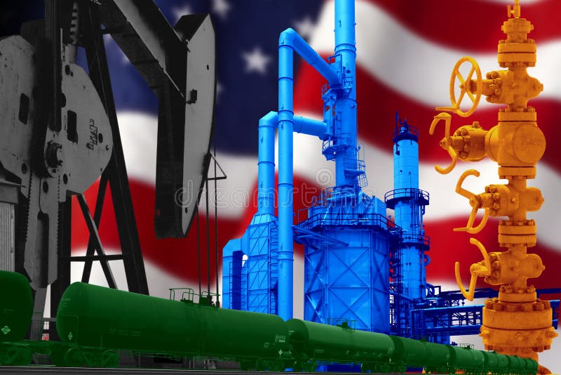 TRIBUTO A LA INDUSTRIA DE PETRÓLEO AMERICANA imagen de archivo libre de regalías TRIBUTO A LA INDUSTRIA DE PETRÓLEO AMERICANA imagen de archivo libre de regalías