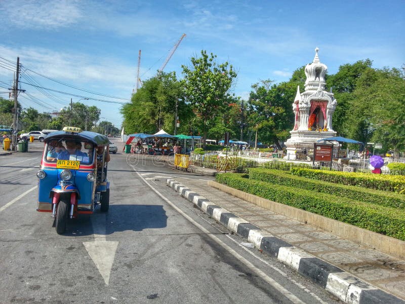 Tricycle in Bangkok Thailand Editorial Stock Image Image of thai