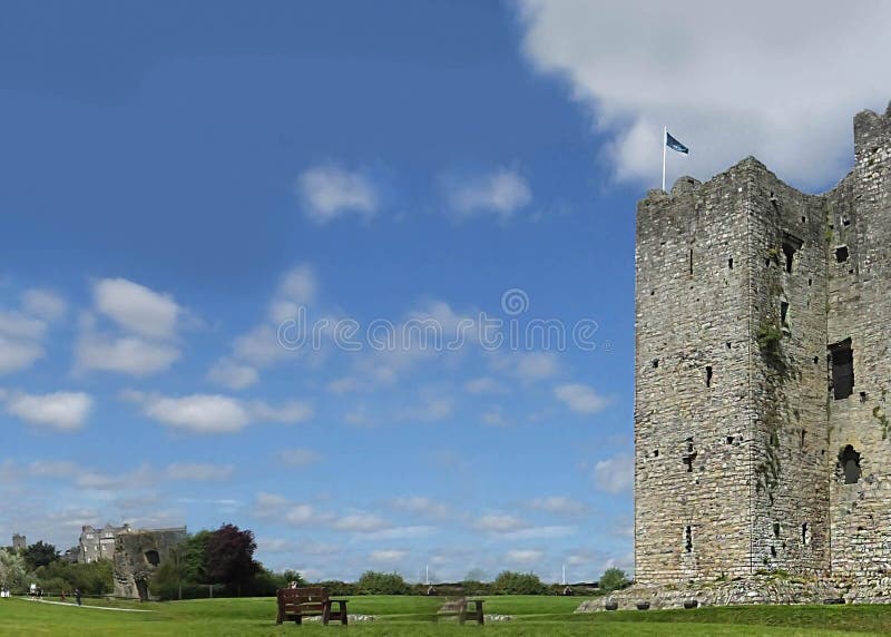 Trim Castle County Meath Rep of Ireland stock photos Trim Castle County Meath Rep of Ireland stock photos