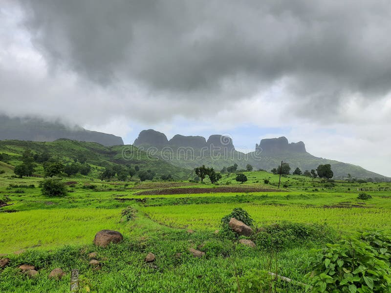 Trimbakeshwar Mountain Range Near Nashik