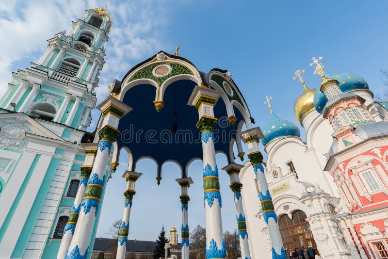 Trinidad-Sergius Lavra en Sergiev Posad, Rusia foto de archivo libre de regalías Trinidad-Sergius Lavra en Sergiev Posad, Rusia foto de archivo libre de regalías