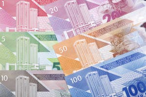 Trinidad And Tobago Dollar A New Series Of Banknotes Stock Image 