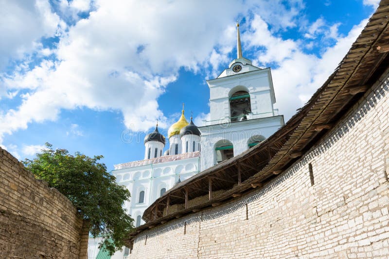 Trinity Holy Trinity Cathedral in Pskov stock photography Trinity Holy Trinity Cathedral in Pskov stock photography