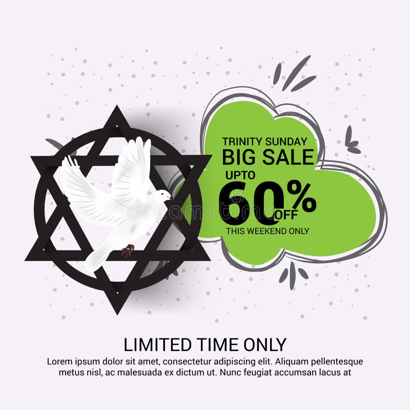 Trinity Sunday. royalty free illustration