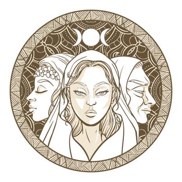 Greek Goddess Hekate Stock Illustrations – 24 Greek Goddess Hekate ...