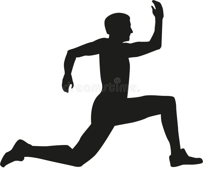 Long Jump Athlete in Motion Vector Illustration, Sport Competition, Black  Man in Flight, Sand Pit with Measuring Scale Stock Vector - Illustration of  games, healthy: 287290468