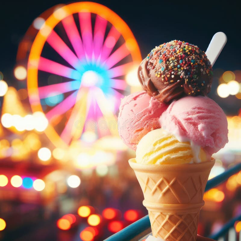 https://thumbs.dreamstime.com/b/triple-scoop-ice-cream-cone-amusement-park-colorful-triple-scoop-ice-cream-cone-focus-vibrant-amusement-park-298177935.jpg