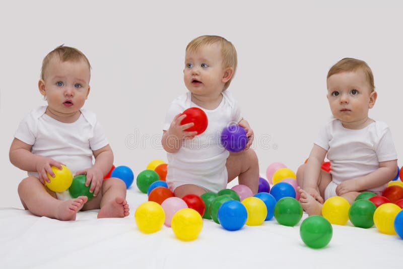 Bebes De Triplet Photo Stock Image Du Personne Visage Bebes De Triplet Photo Stock Image Du Personne Visage