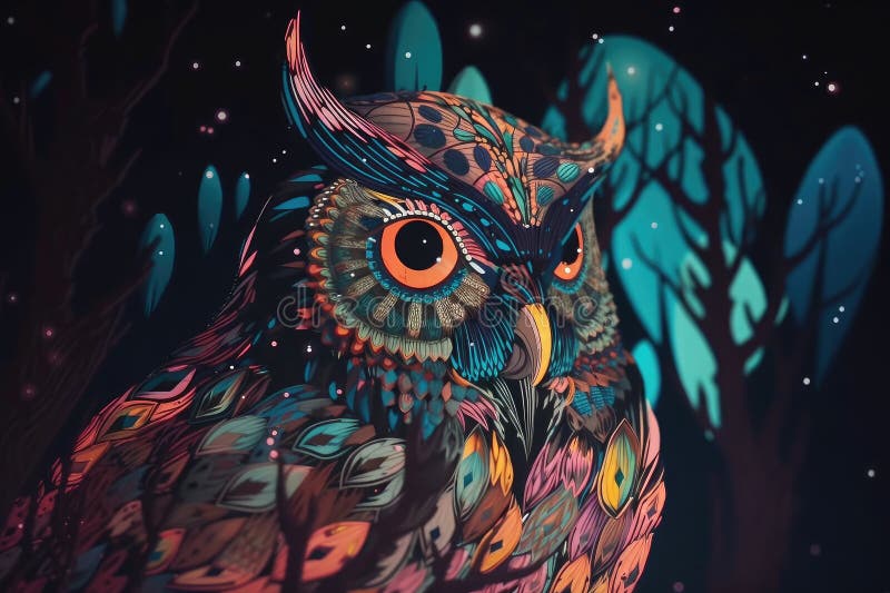 trippy animals wallpaper