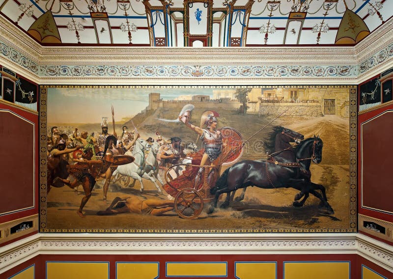 The Triumph of Achilles, in Achilleion palace, Corfu, Greece