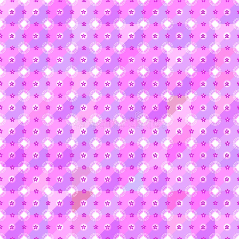 Triunghi violet de floare ușoară fără sudură stock illustration