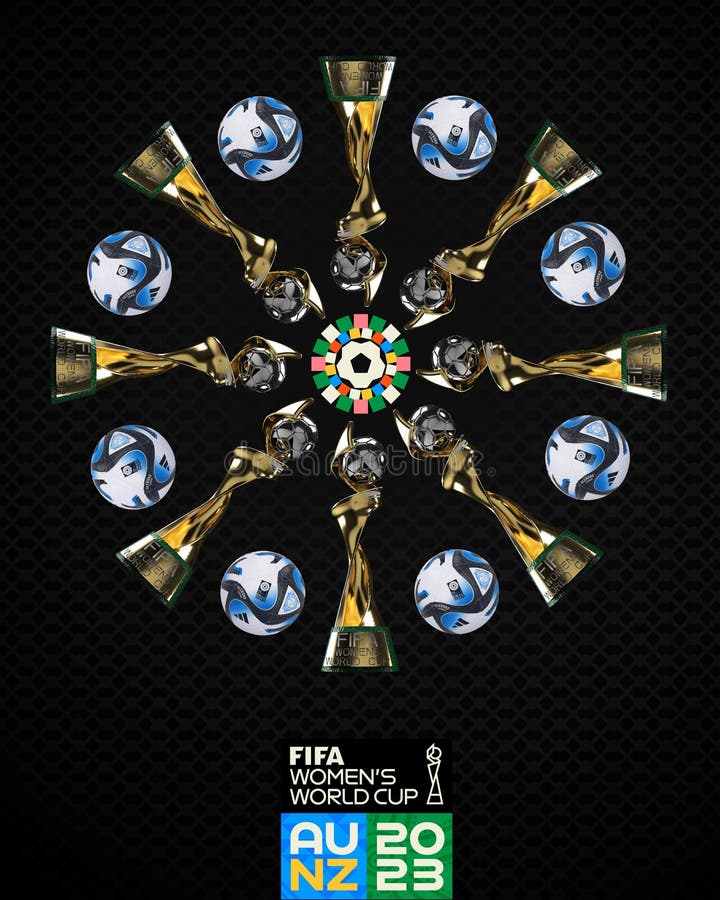 Trofeo De La Copa Mundial De Fútbol Femenino Fifa 2023 Imagen de archivo  editorial - Ilustración de deportes, emparejamiento: 276542604