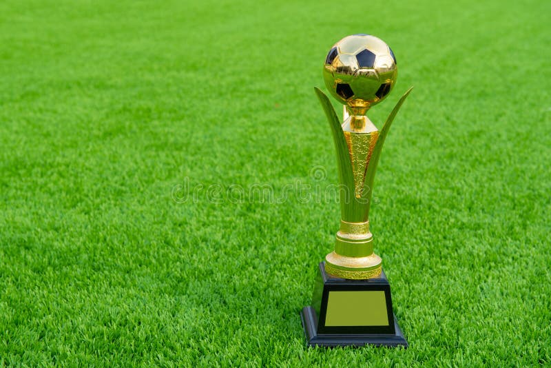 Trofeos De Fútbol De Oro Y Plata Fotos, retratos, imágenes y fotografía de  archivo libres de derecho. Image 20695496