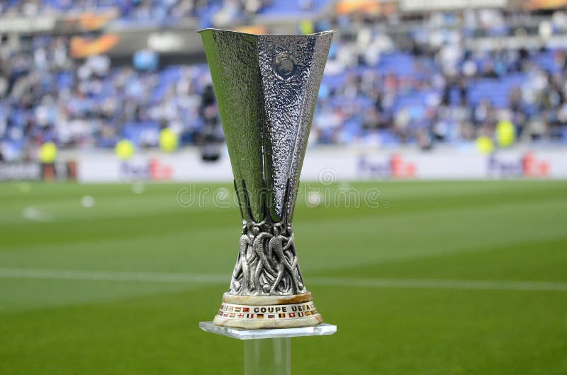 Trofé för UEFA-Europaliga royaltyfri foto