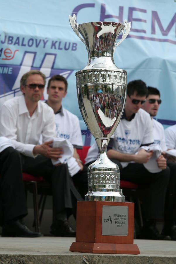 Troféu eslovaco do voleibol imagens de stock Troféu eslovaco do voleibol imagens de stock
