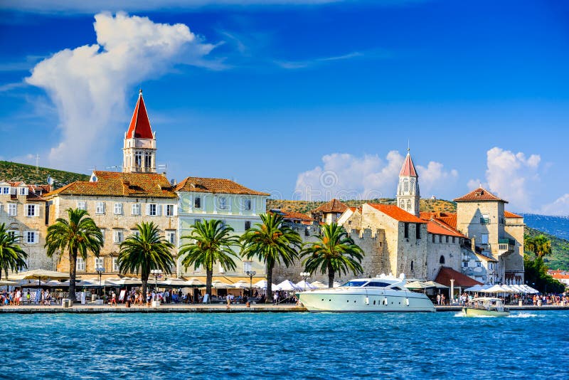 Trogir, Spalte, Dalmatien-Region von Kroatien stockfotos Trogir, Spalte, Dalmatien-Region von Kroatien stockfotos