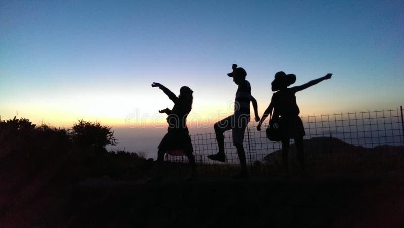 Trois gosses images libres de droits Trois gosses images libres de droits