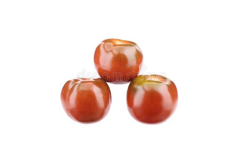 Trois tomates mûres image libre de droits Trois tomates mûres image libre de droits