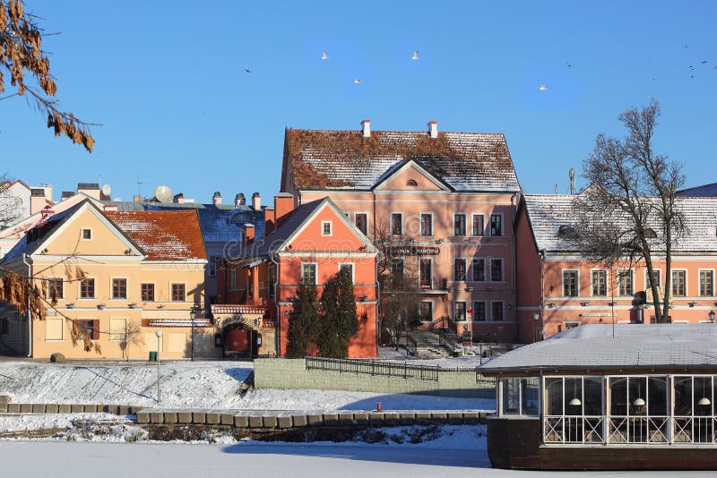 Download Troitskoye Suburb In Winter Editorial Photo - Image of community, background: 49313096