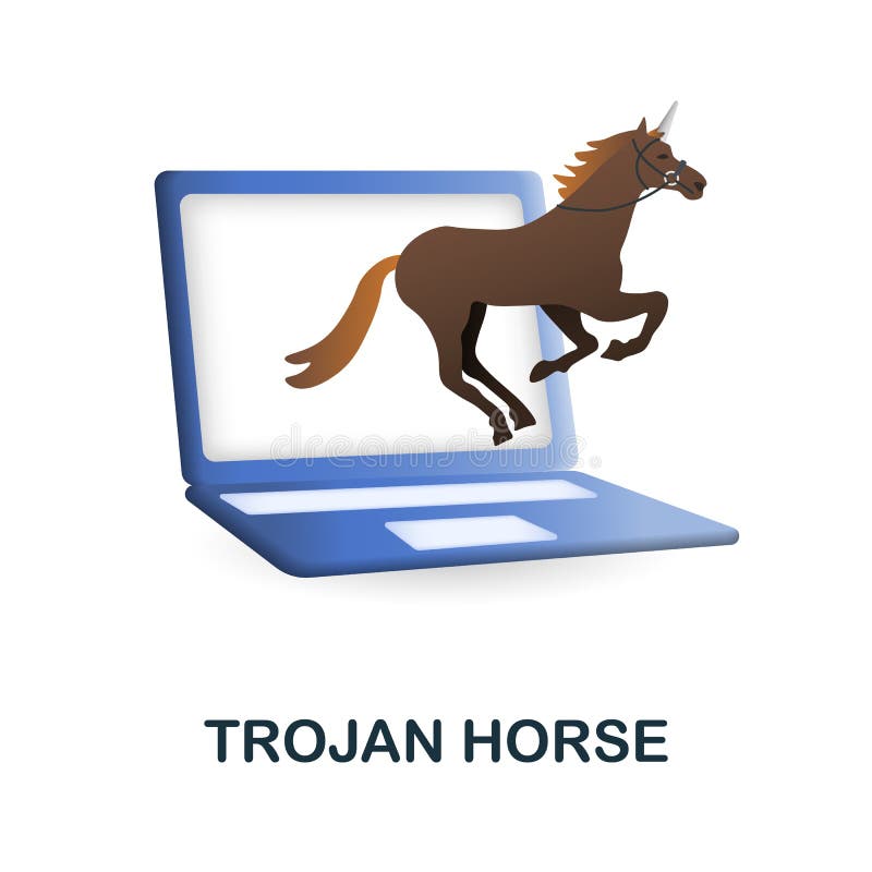 Trojan Horse Icon 3d Illustration from Cybercrime Collection Creative Trojan Horse Icon 3d Illustration from Cybercrime Collection Creative