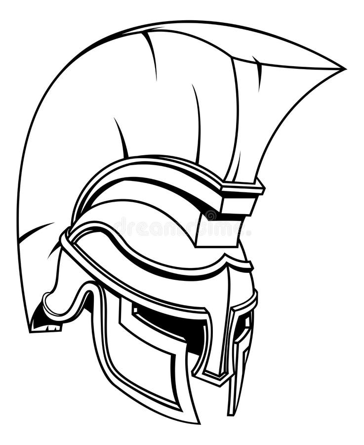 Trojan or Spartan Gladiator Warrior Helmet.