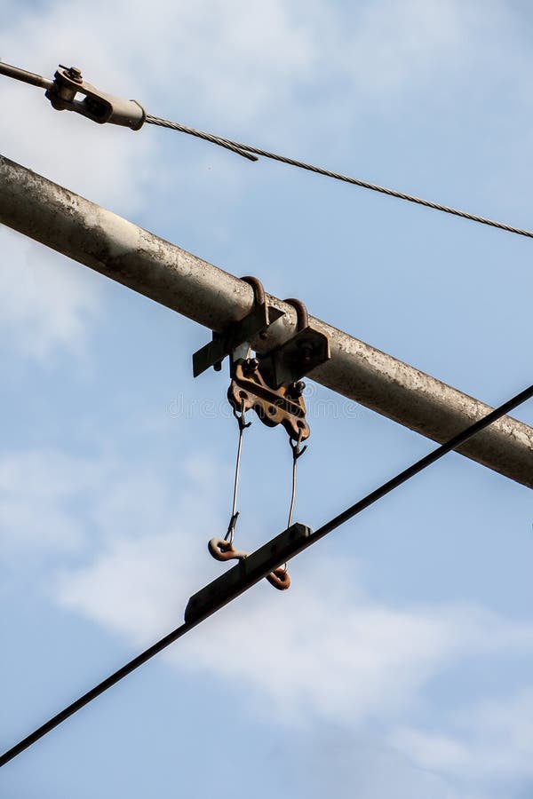 Trolley line stock photo. Image of trolley, cord, transportation 62007110