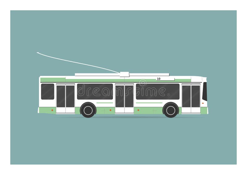 trolleybus διανυσματική απεικόνιση trolleybus διανυσματική απεικόνιση