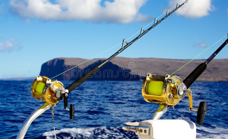 Trolling for big game stock image. Image of marine ...