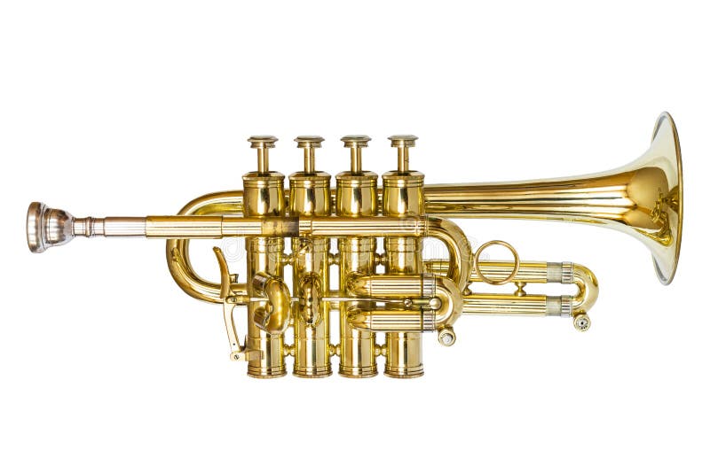 Tromba piccola fotografia stock. Immagine di jazz, oggetto 57484092