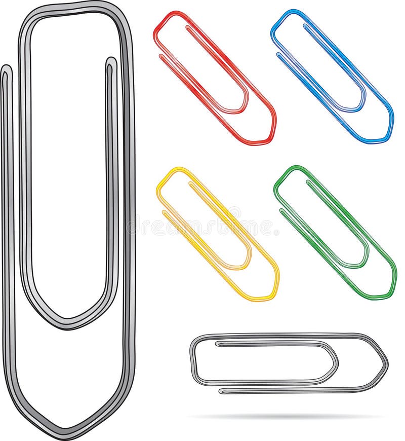 Trombones De Bureau Stock Illustrations, Vecteurs, & Clipart (1,794