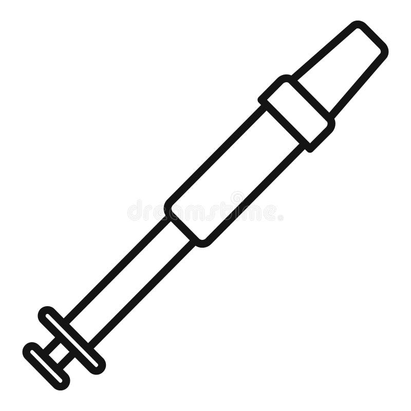 Tropfer für chemische Pipetten, die für Versuche verwendet werden stock abbildung